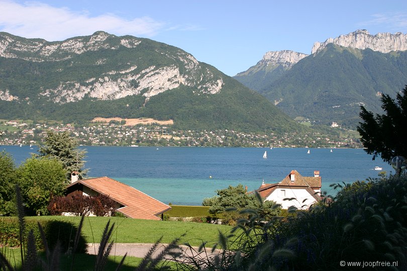 Sevrier aan het meer van Annecy